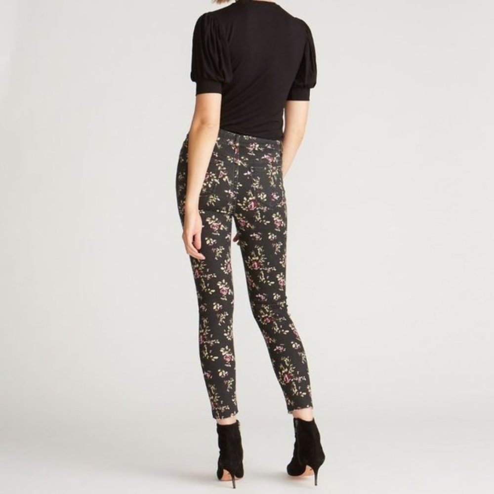 NEW Driftwood Jackie Skinny Ditzy Rose Garden Jeans - Picture 3 of 10
